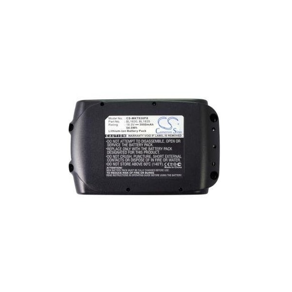 Bsc Preferred Makita BCL180F BCL180W BCL180Z BCL180ZW BCL182Z BCS550F 3000mAh Power Tool Repl. Battery CS-MKT830PX - main